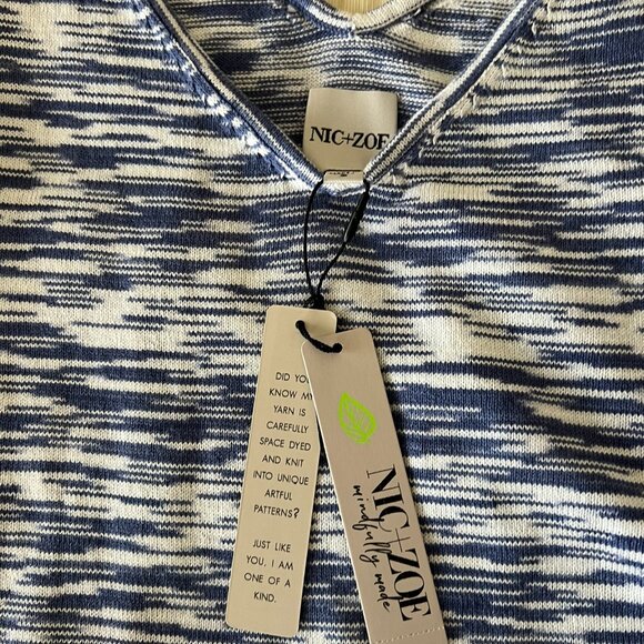 NIC & ZOE Knit Top Size S - Picture 7 of 10